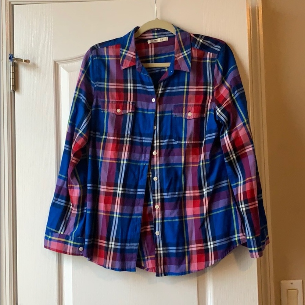 Old navy plaid button down
